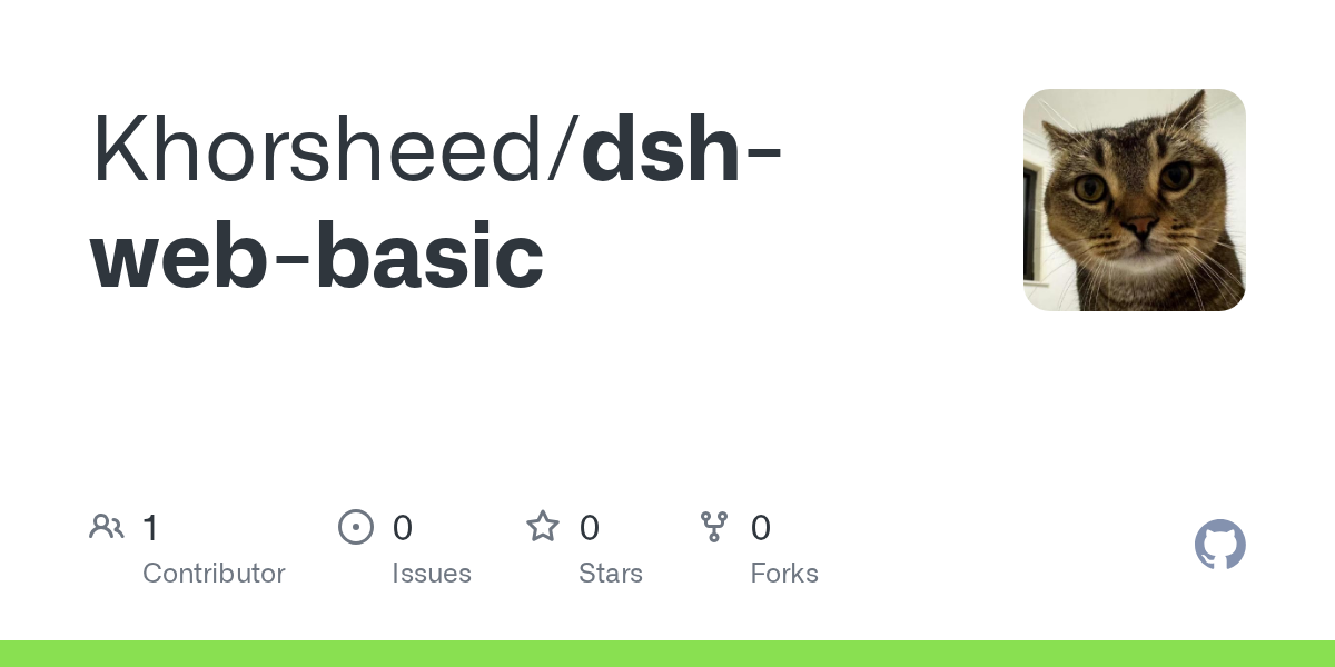 Khorsheed/dsh-web-basic Screenshot preview