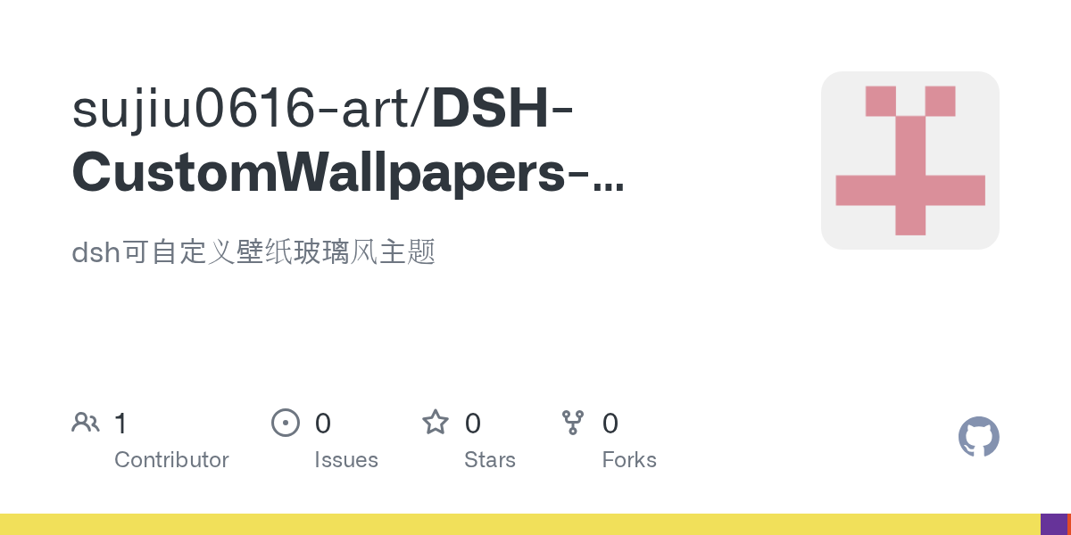 sujiu0616-art/DSH-CustomWallpapers-Glassmorphism-Theme Screenshot preview