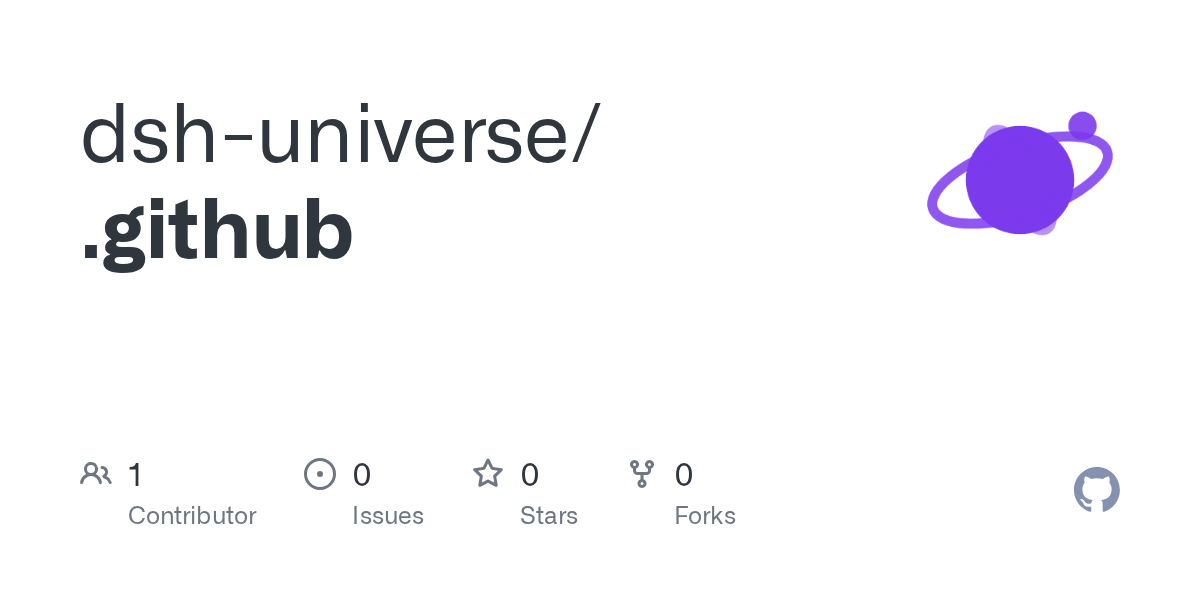 dsh-universe/.github Screenshot preview