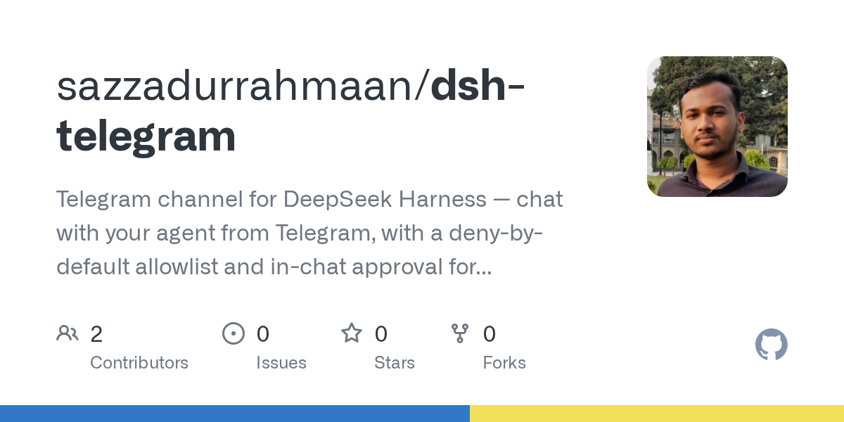 sazzadurrahmaan/dsh-telegram Screenshot preview