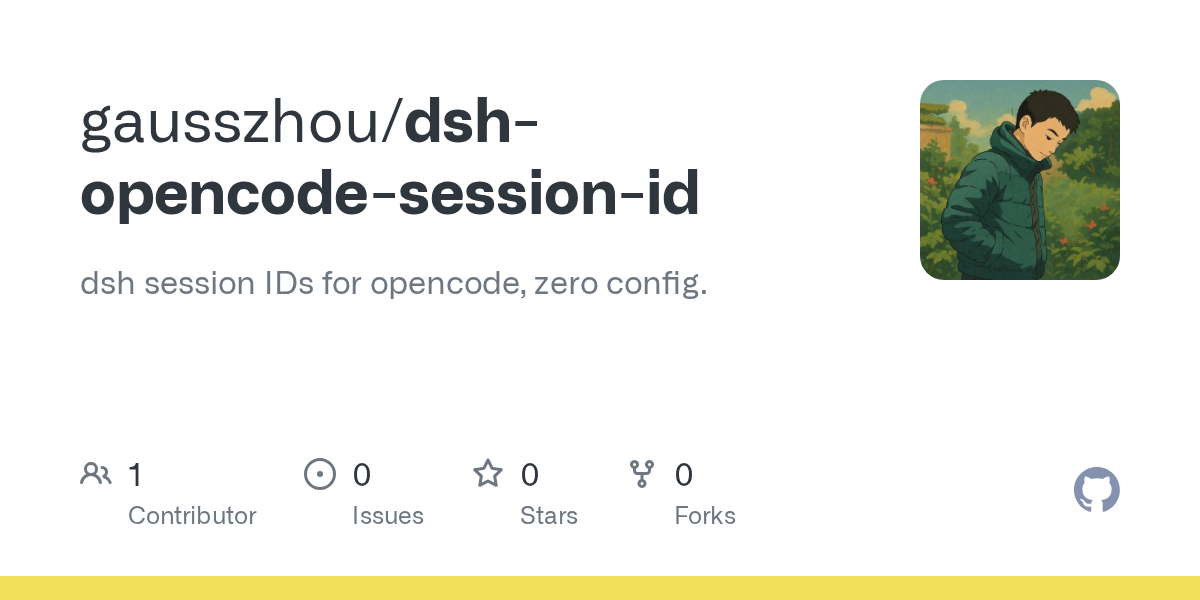 gausszhou/dsh-opencode-session-id Screenshot preview