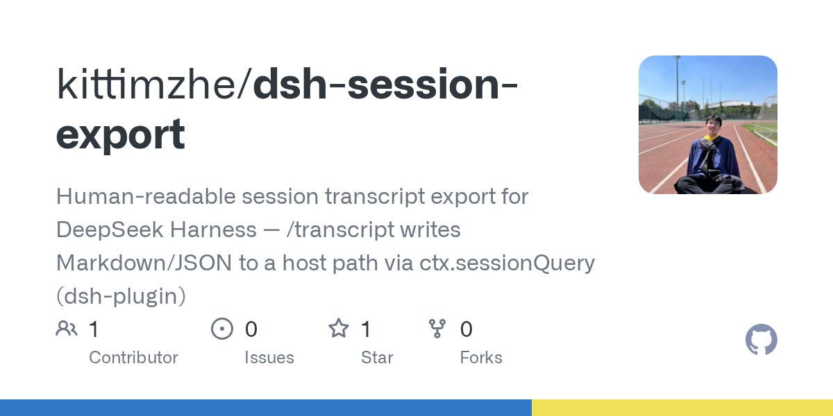 kittimzhe/dsh-session-export Screenshot preview