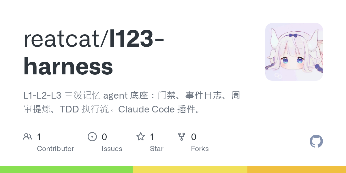 reatcat/l123-harness Screenshot preview