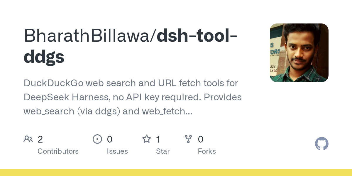 BharathBillawa/dsh-tool-ddgs Screenshot preview