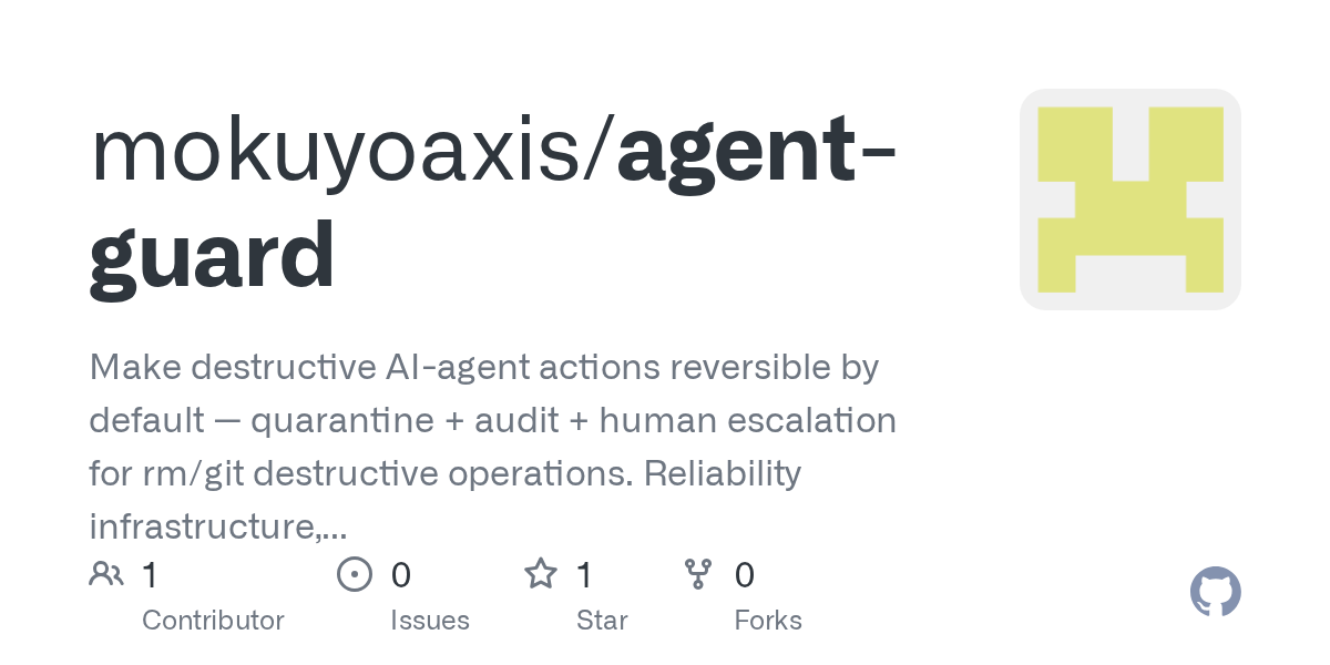 mokuyoaxis/agent-guard Screenshot preview