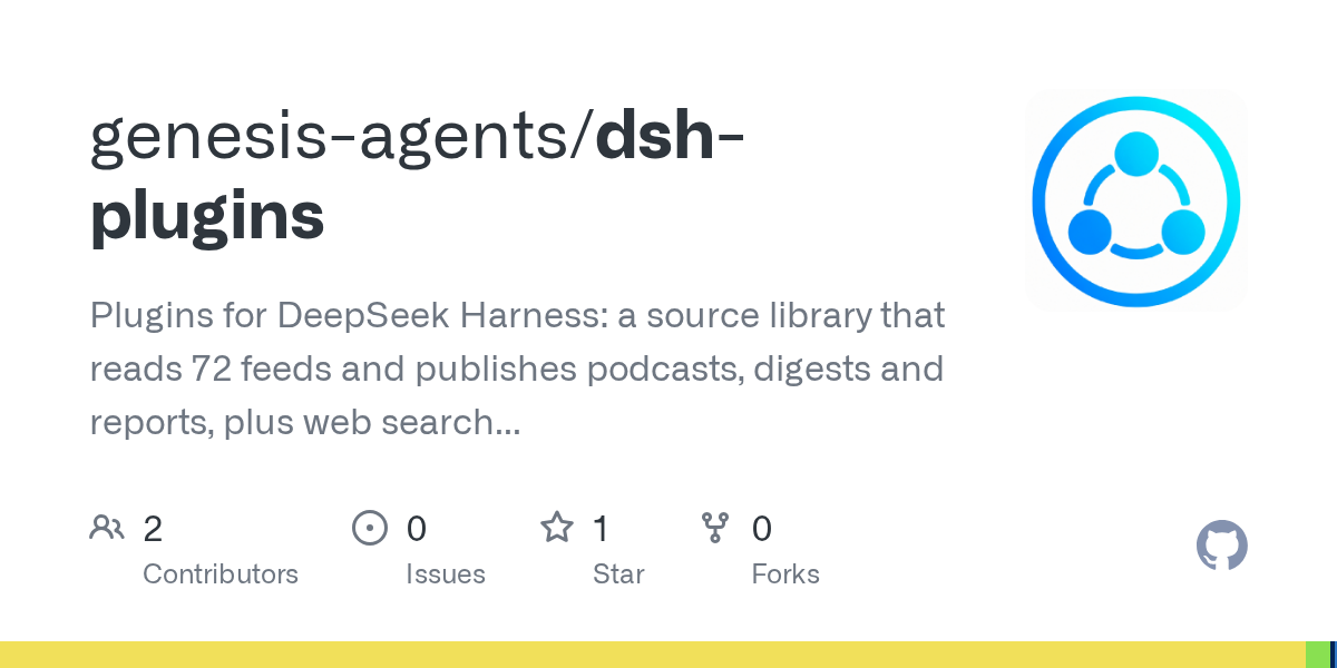 genesis-agents/dsh-plugins Screenshot preview