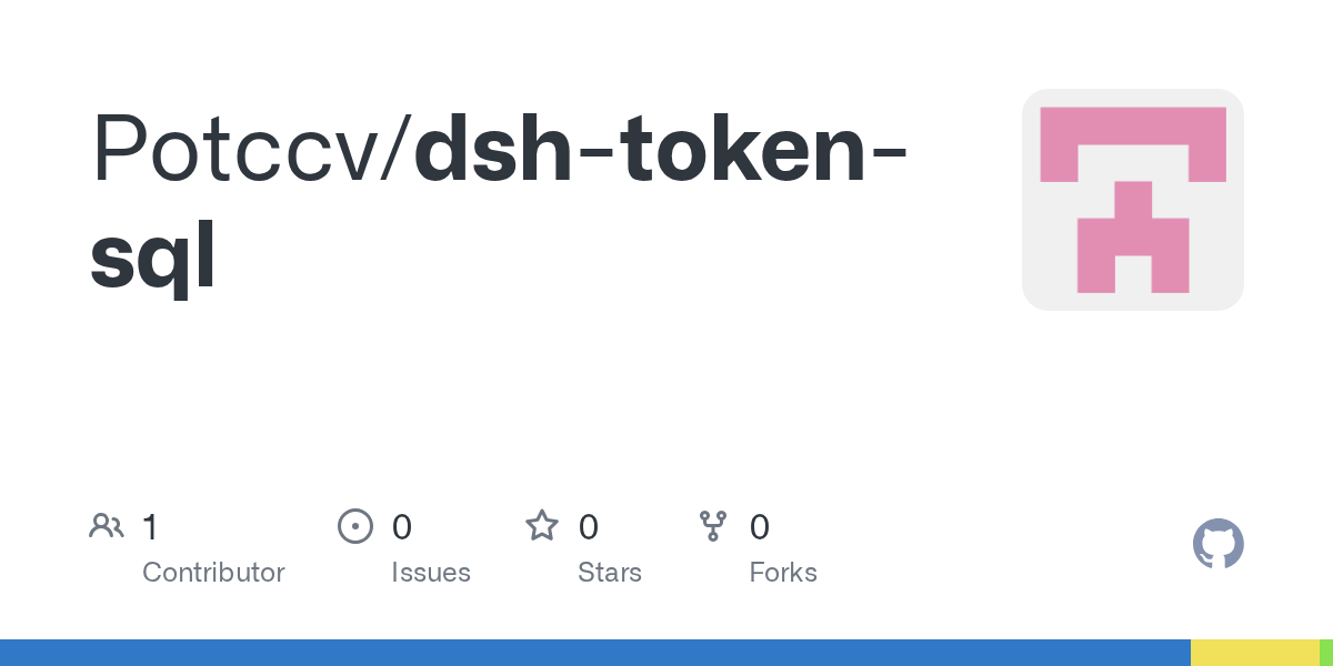 Potccv/dsh-token-sql Screenshot preview