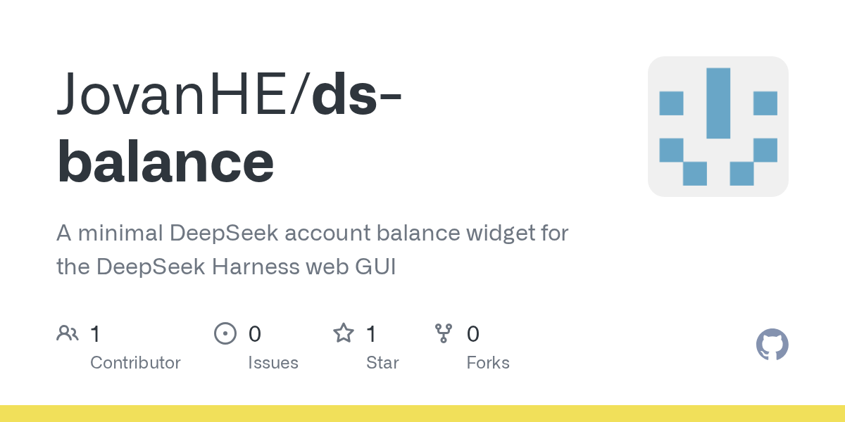 JovanHE/ds-balance Screenshot preview