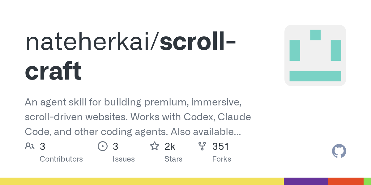 nateherkai/scroll-craft Screenshot preview