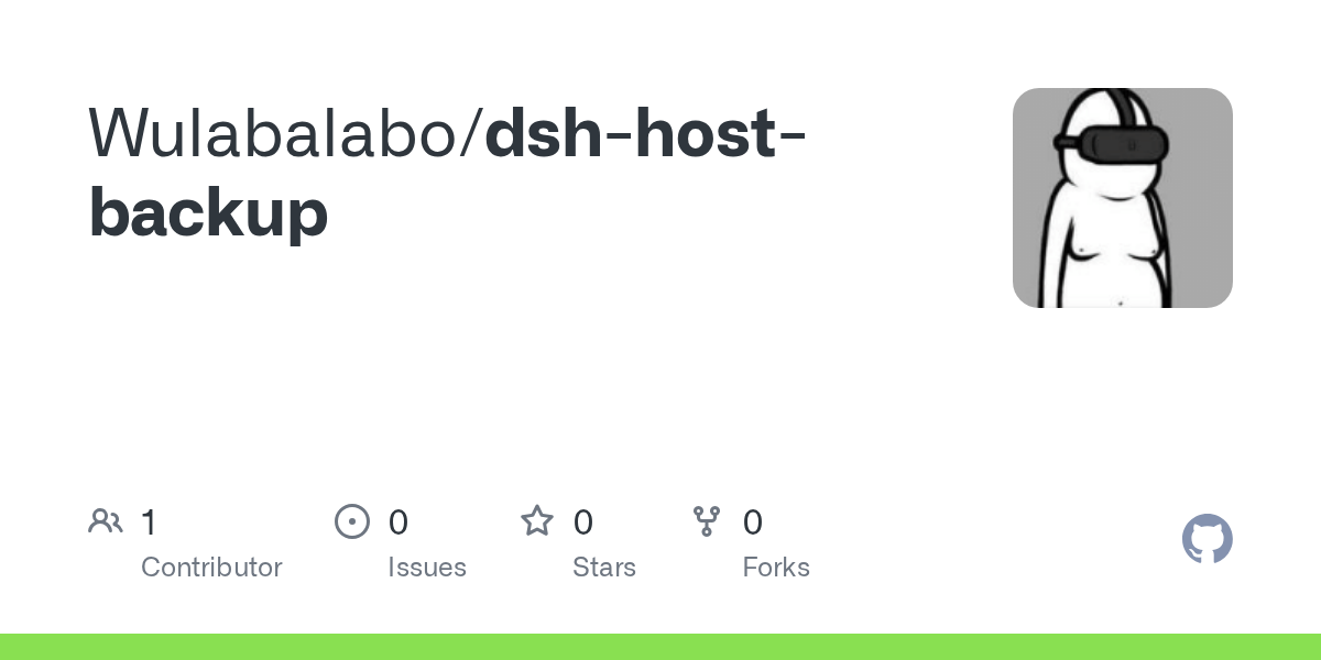 Wulabalabo/dsh-host-backup Screenshot preview