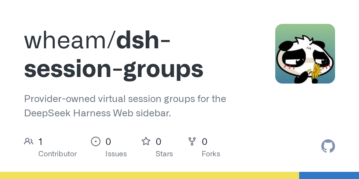wheam/dsh-session-groups Screenshot preview