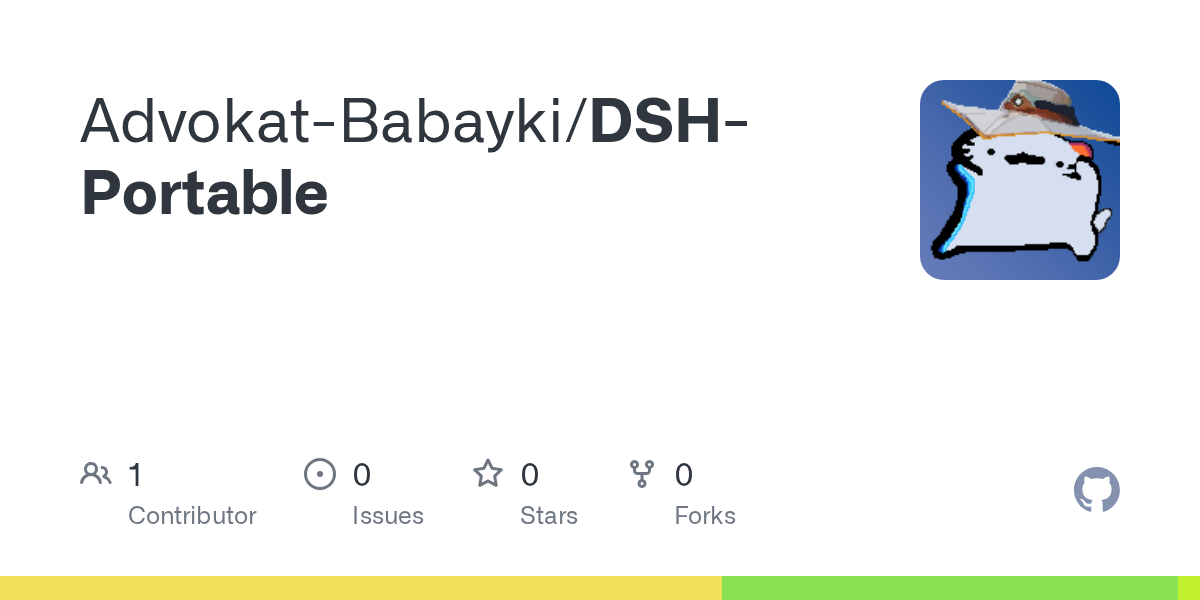 Advokat-Babayki/DSH-Portable Screenshot preview