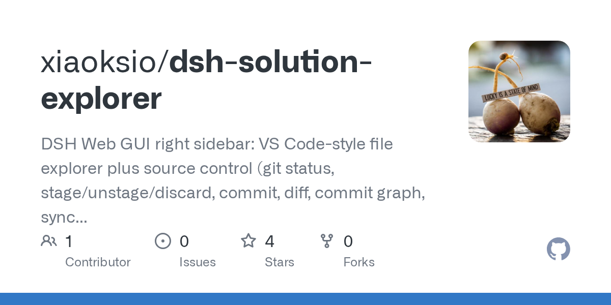 xiaoksio/dsh-solution-explorer Screenshot preview
