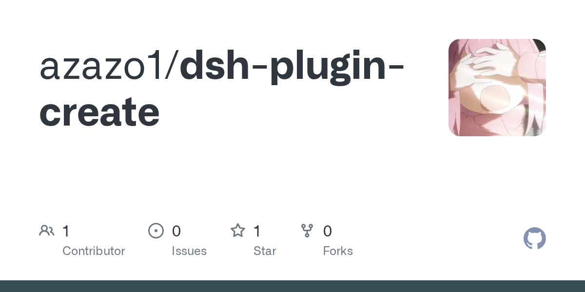 azazo1/dsh-plugin-create Screenshot preview