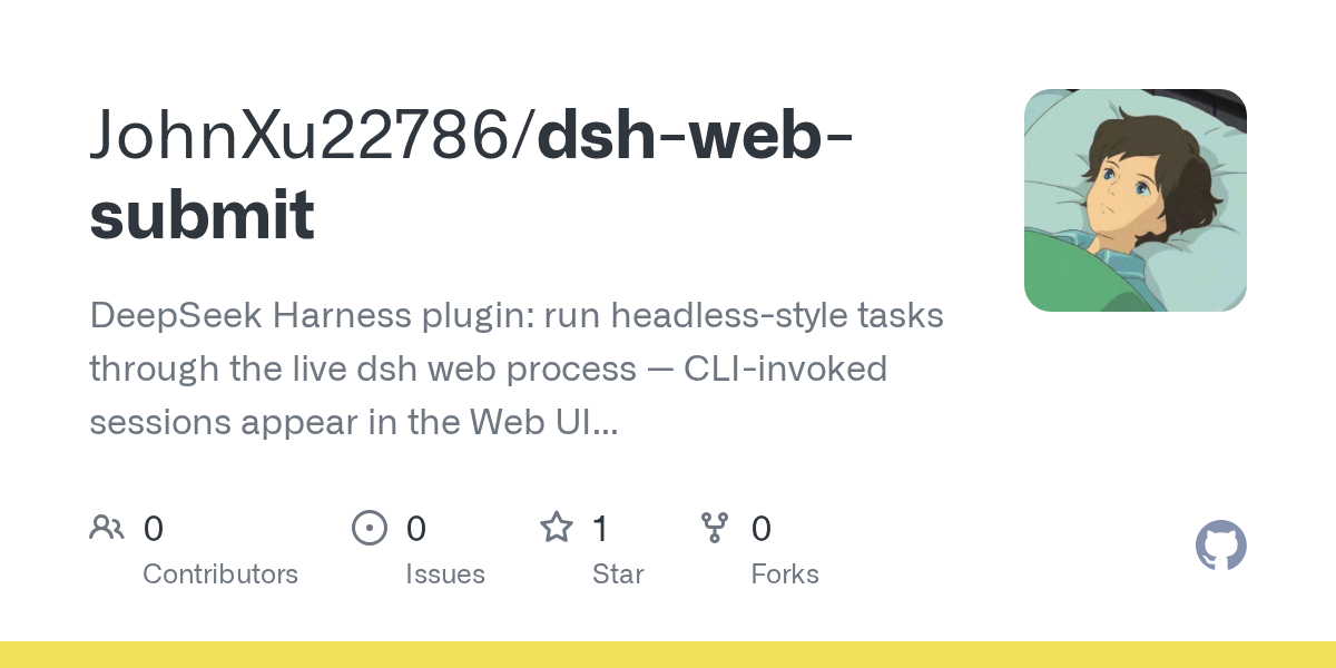 JohnXu22786/dsh-web-submit Screenshot preview
