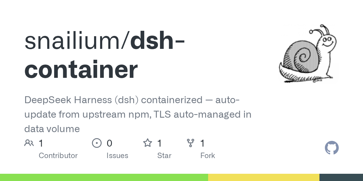 snailium/dsh-container Screenshot preview