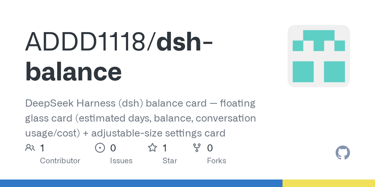 ADDD1118/dsh-balance Screenshot preview