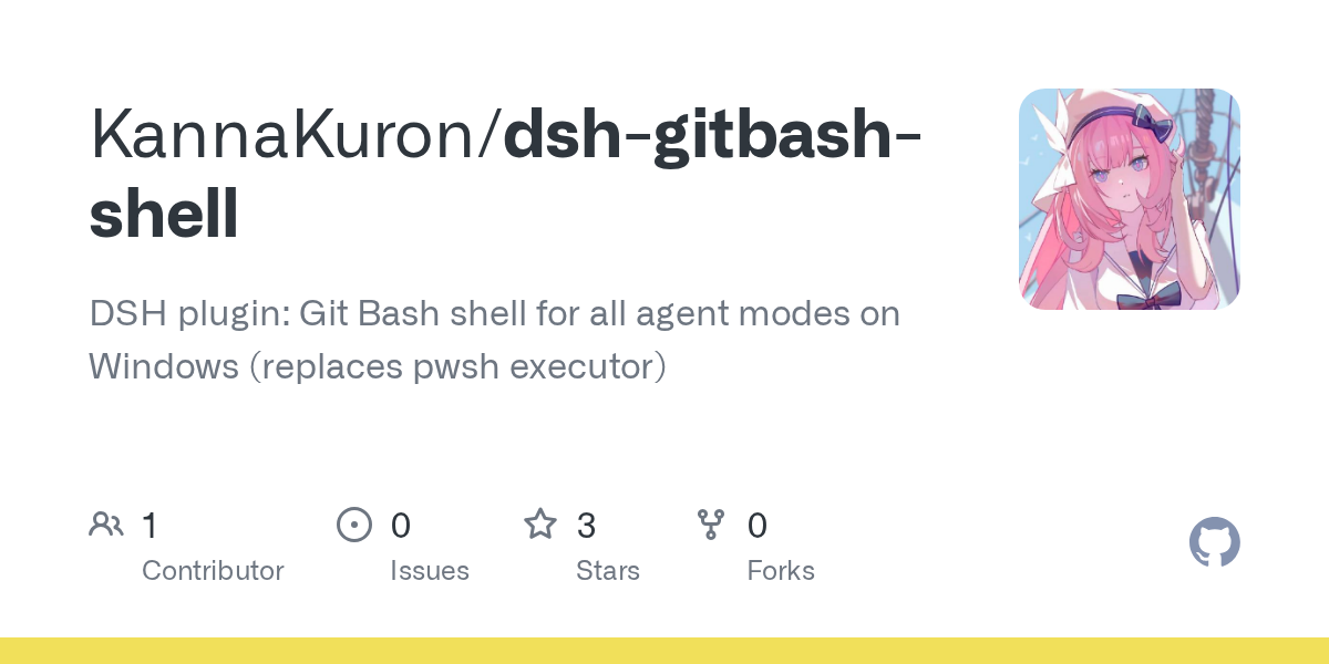 KannaKuron/dsh-gitbash-shell Screenshot preview