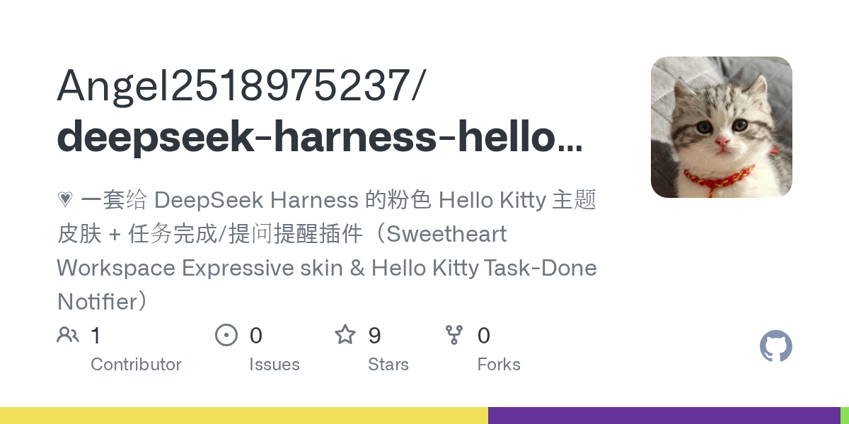 Angel2518975237/deepseek-harness-hello-kitty-suite Screenshot preview