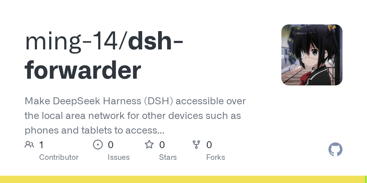 ming-14/dsh-forwarder Screenshot preview