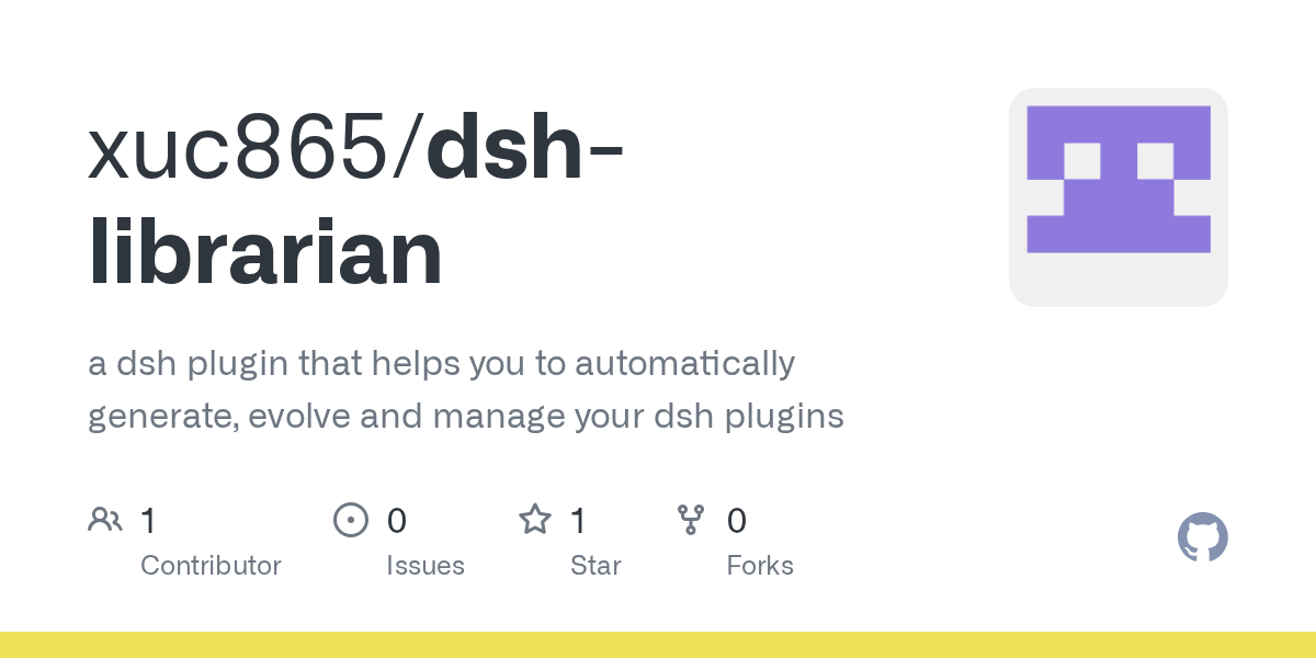 xuc865/dsh-librarian Screenshot preview