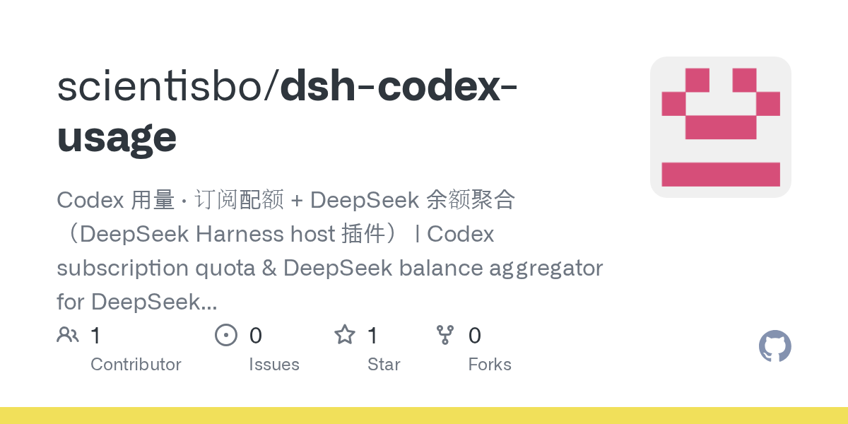 scientisbo/dsh-codex-usage Screenshot preview