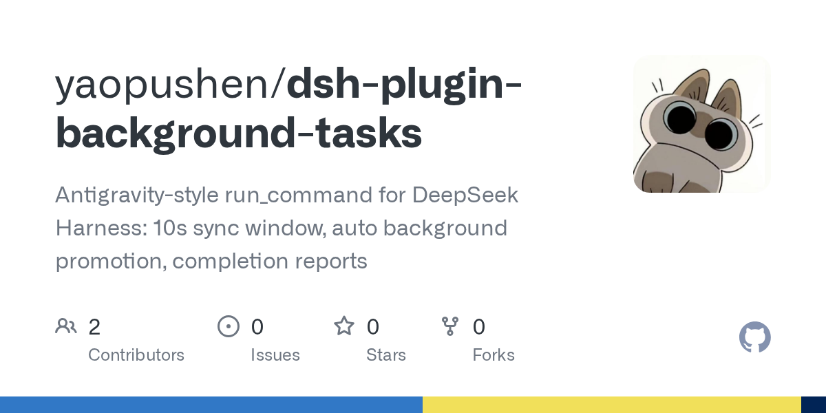 yaopushen/dsh-plugin-background-tasks Screenshot preview