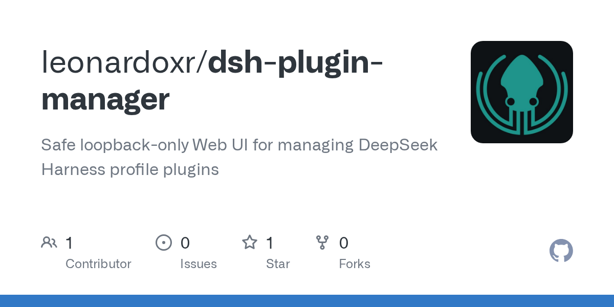 leonardoxr/dsh-plugin-manager Screenshot preview