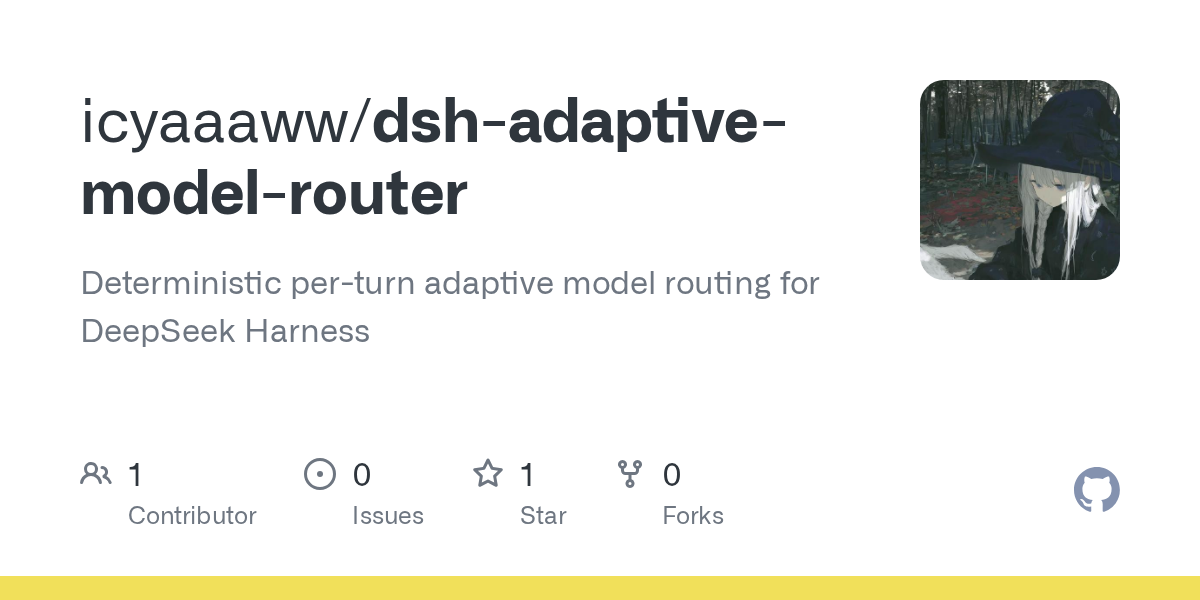icyaaaww/dsh-adaptive-model-router Screenshot preview