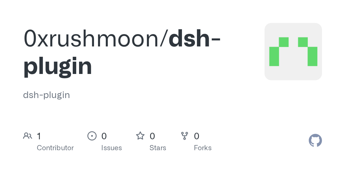 0xrushmoon/dsh-plugin Screenshot preview