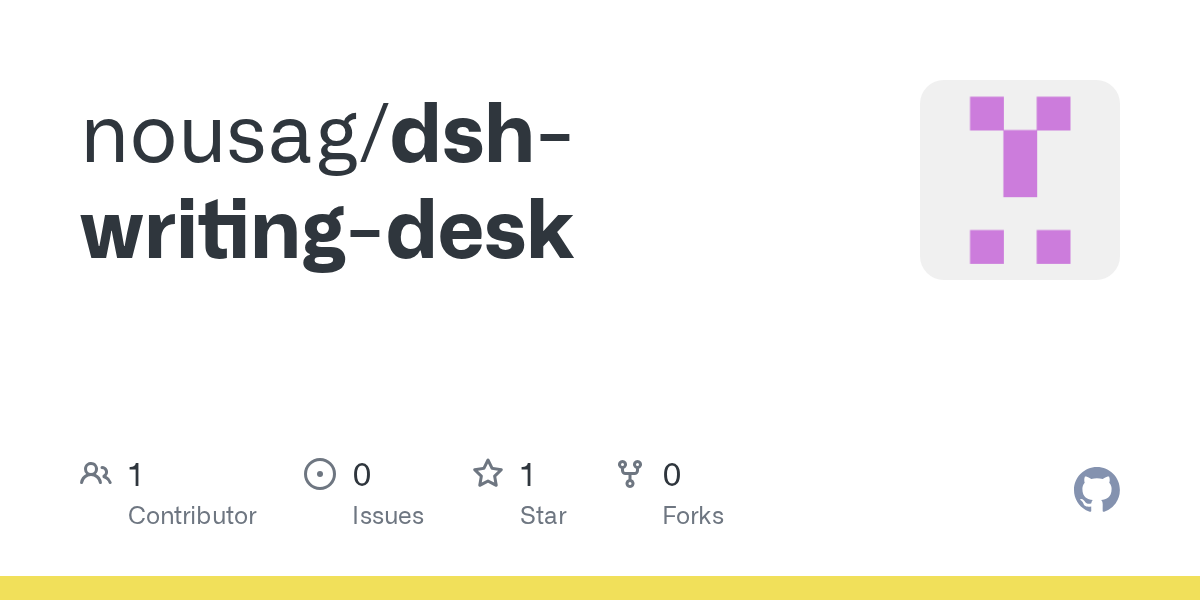 nousag/dsh-writing-desk Screenshot preview