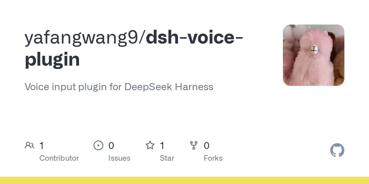 yafangwang9/dsh-voice-plugin Screenshot preview