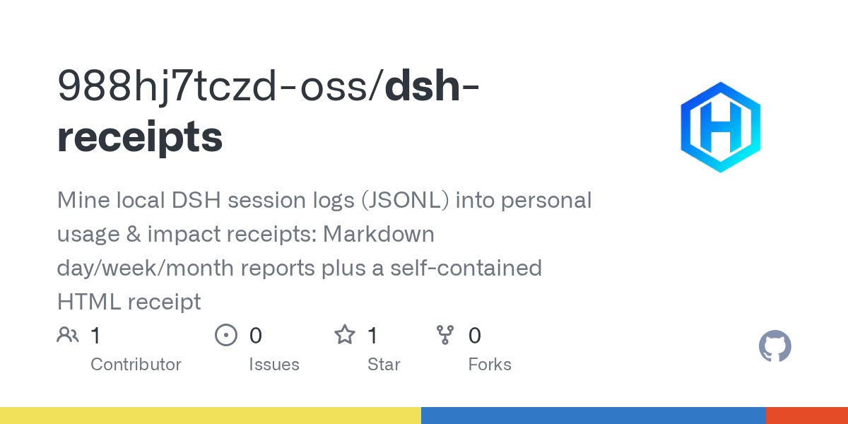 988hj7tczd-oss/dsh-receipts Screenshot preview