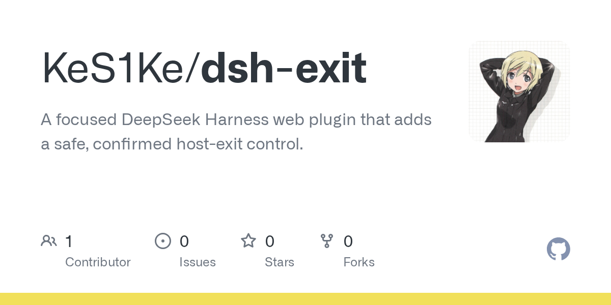KeS1Ke/dsh-exit Screenshot preview