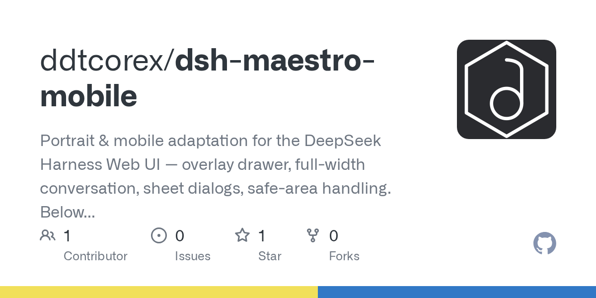 ddtcorex/dsh-maestro-mobile Screenshot preview