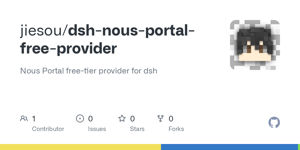 jiesou/dsh-nous-portal-free-provider Screenshot preview
