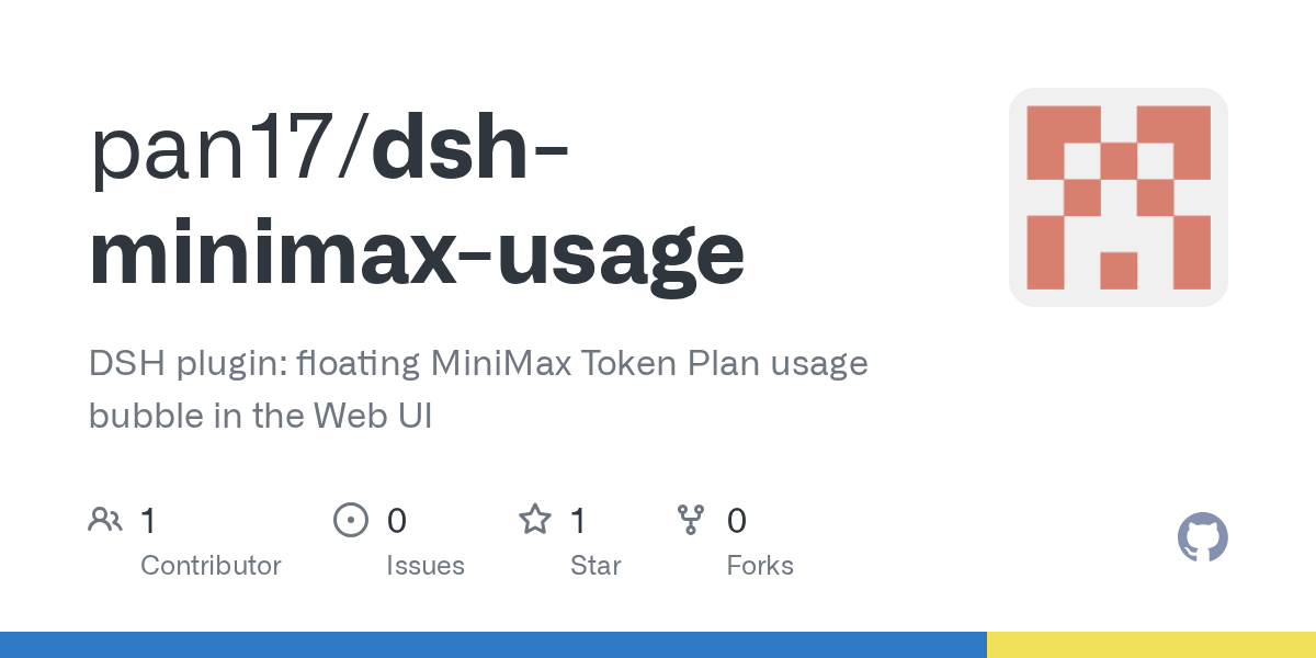 pan17/dsh-minimax-usage Screenshot preview