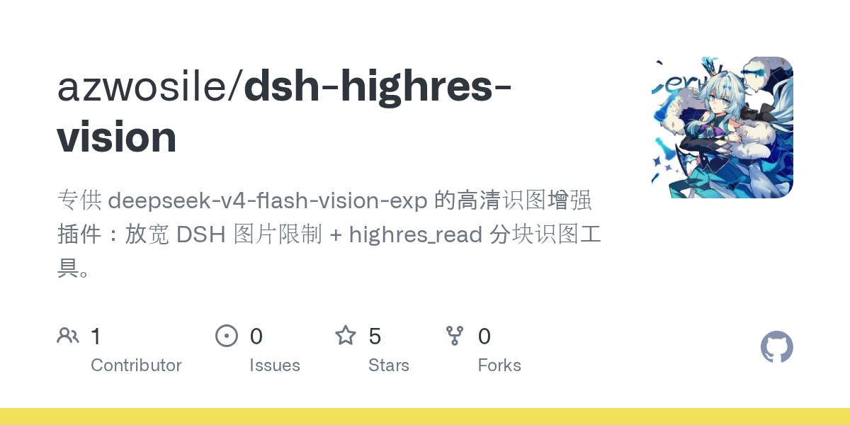 azwosile/dsh-highres-vision Screenshot preview