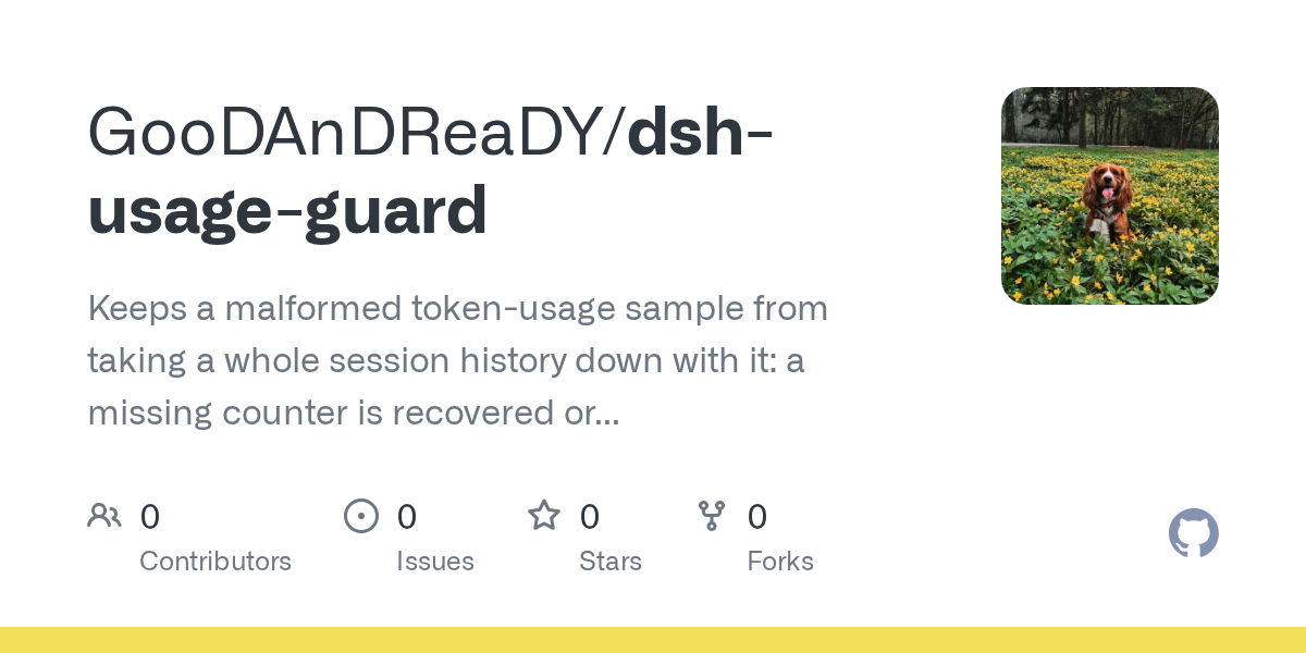 GooDAnDReaDY/dsh-usage-guard Screenshot preview