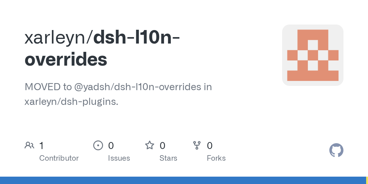 xarleyn/dsh-l10n-overrides Screenshot preview