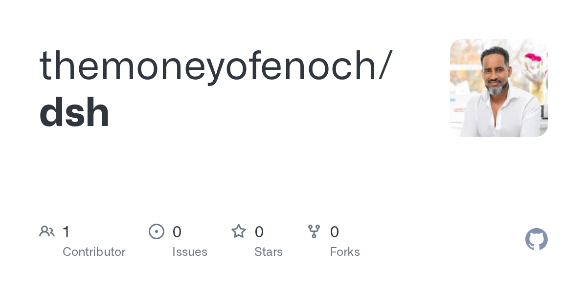 themoneyofenoch/dsh Screenshot preview