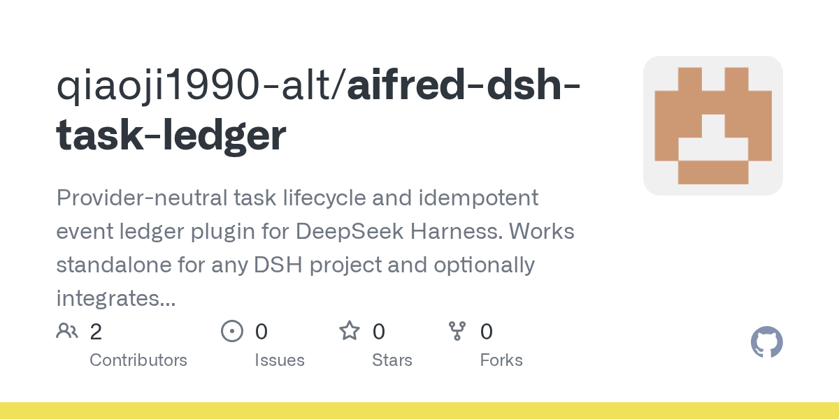qiaoji1990-alt/aifred-dsh-task-ledger Screenshot preview