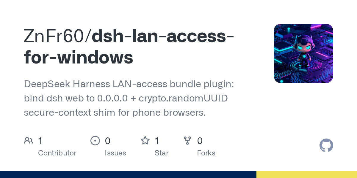 ZnFr60/dsh-lan-access-for-windows Screenshot preview