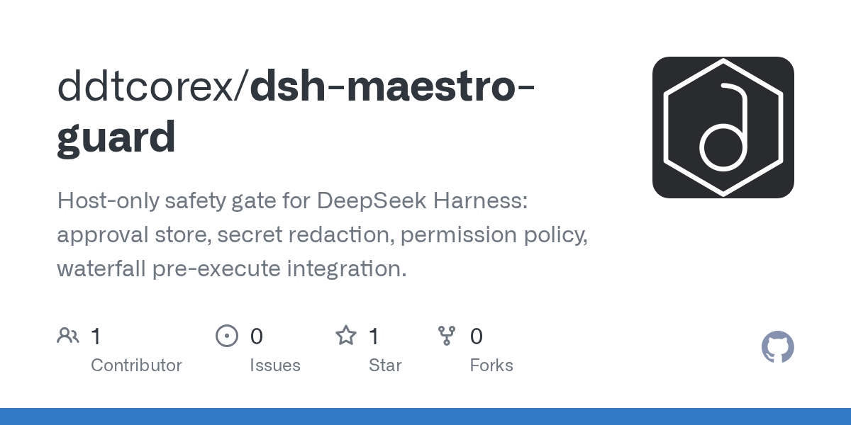 ddtcorex/dsh-maestro-guard Screenshot preview