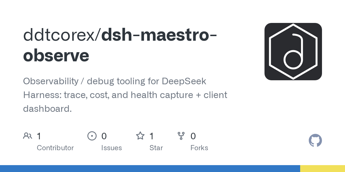 ddtcorex/dsh-maestro-observe Screenshot preview