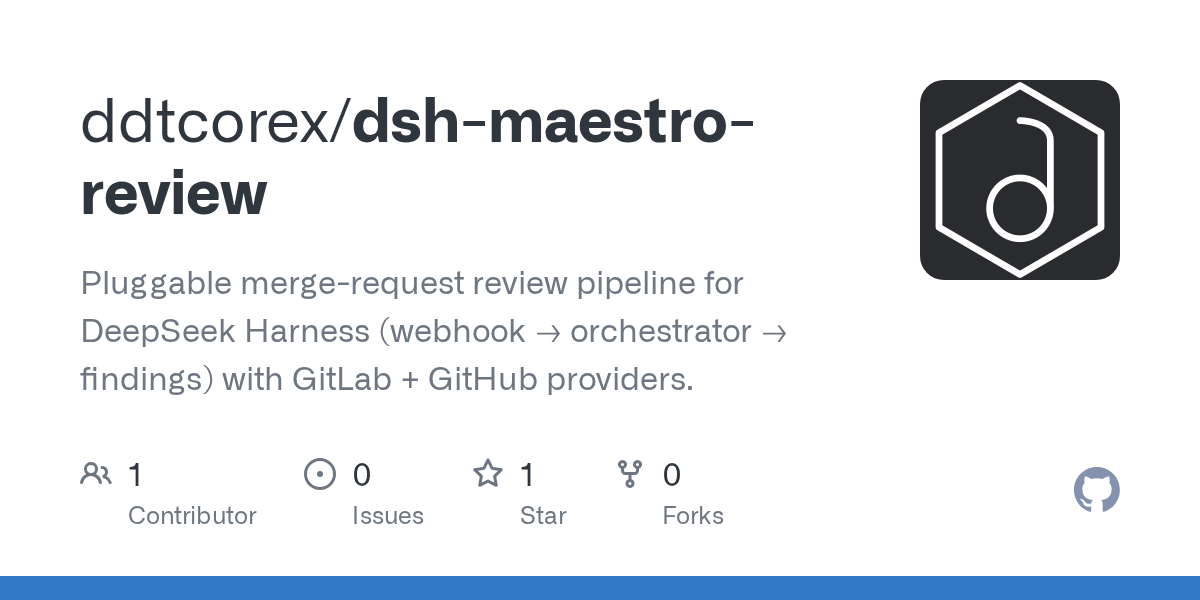 ddtcorex/dsh-maestro-review Screenshot preview