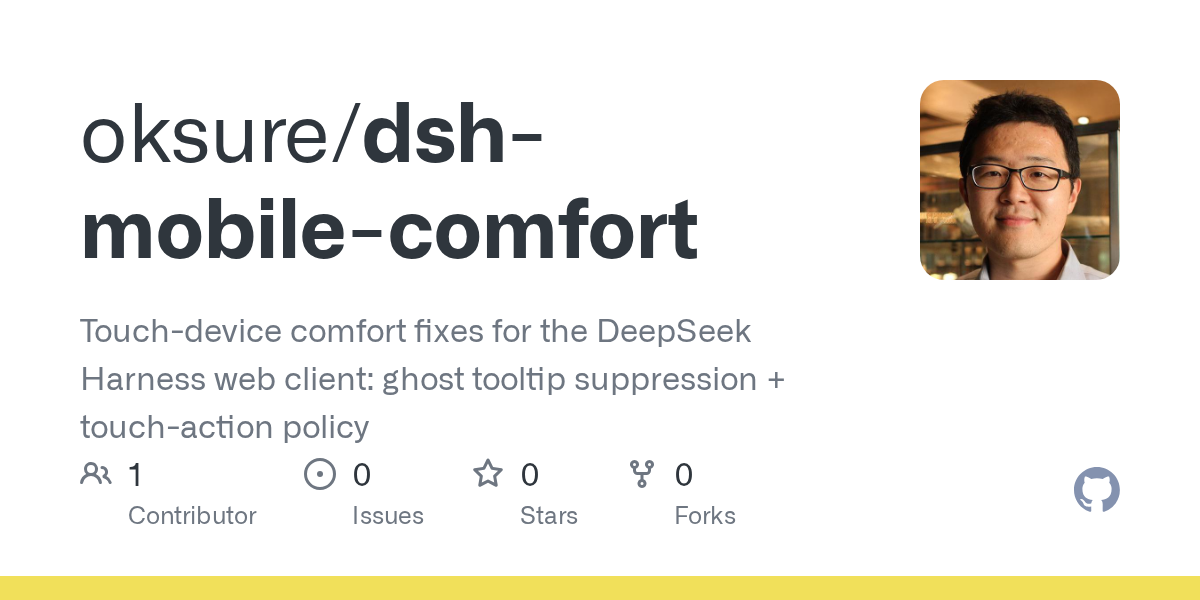 oksure/dsh-mobile-comfort Screenshot preview