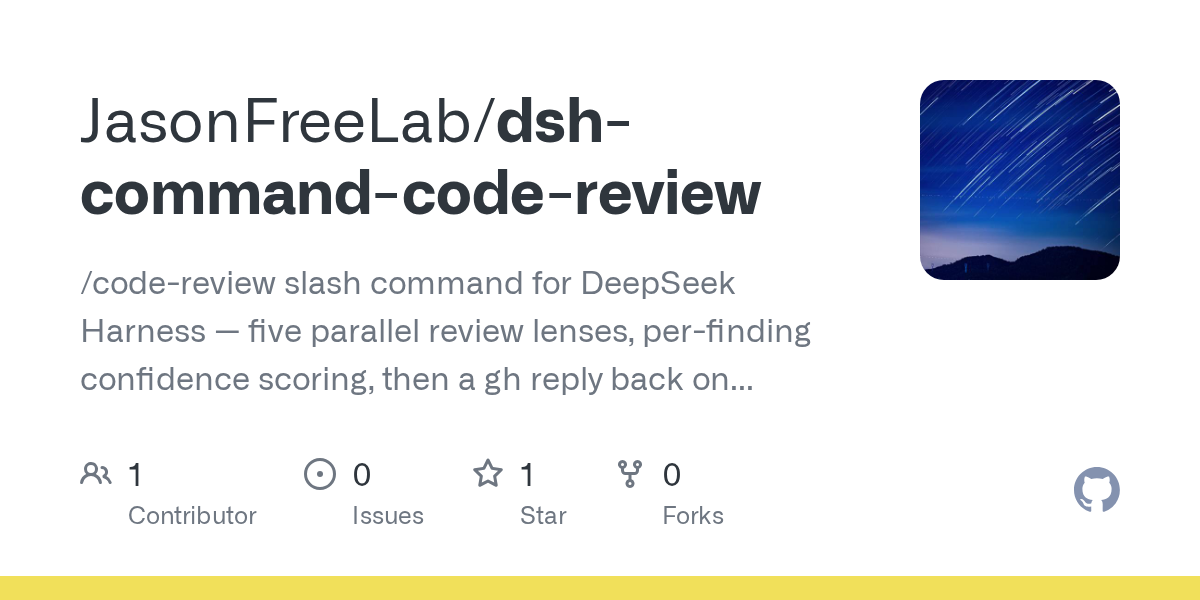 JasonFreeLab/dsh-command-code-review Screenshot preview