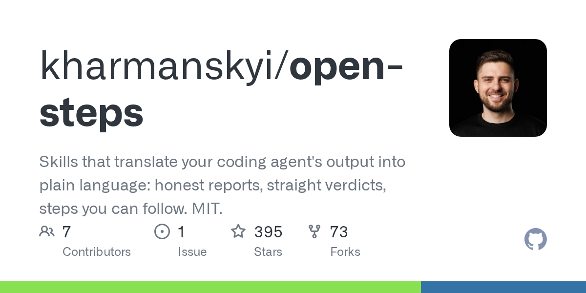 kharmanskyi/open-steps Screenshot preview
