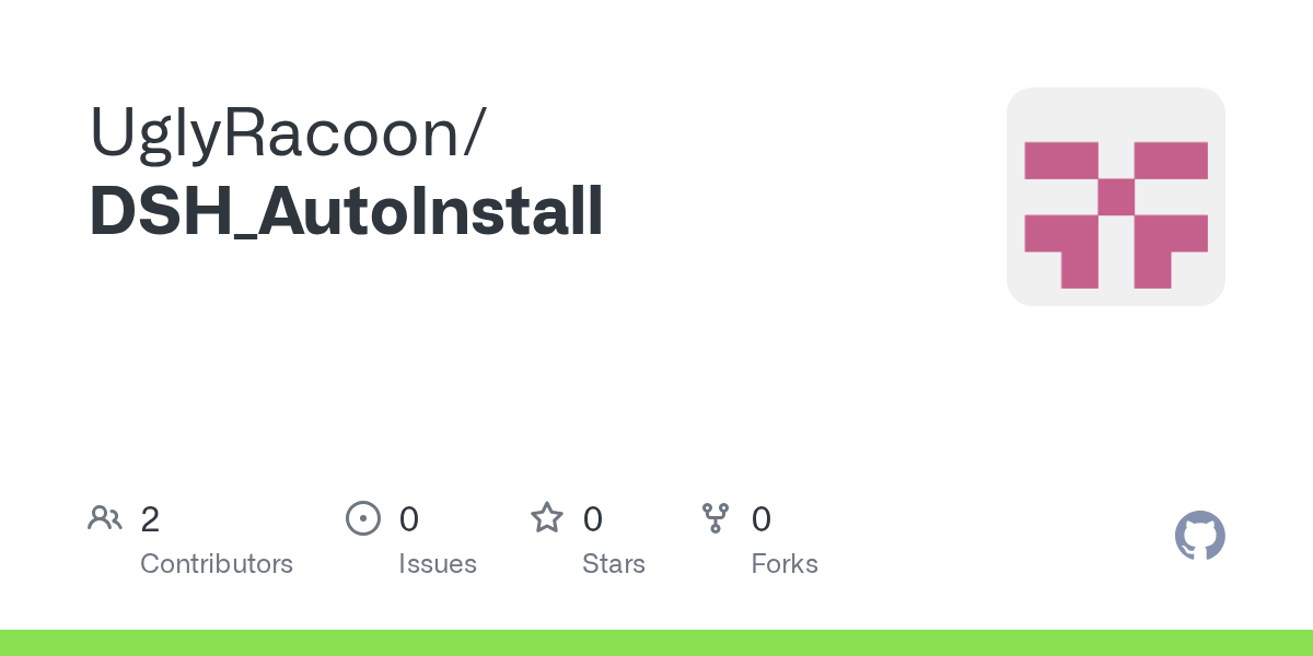 UglyRacoon/DSH_AutoInstall Screenshot preview